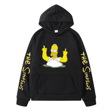 2021跨境 辛普森卡通美漫The Simpsons连帽卫衣男女hoodie