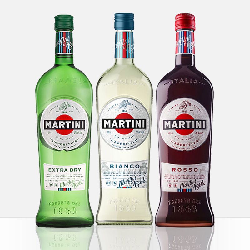 (行货带码)洋酒 意大利原装进口 马天尼干威末酒 1000ml马天尼红