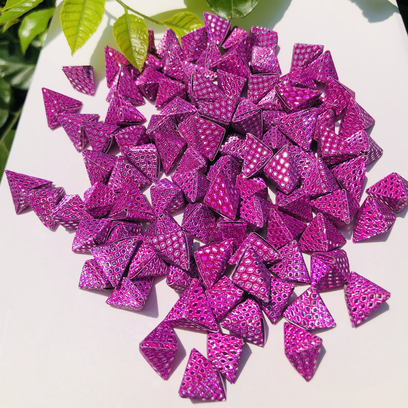 菱形三角钻石折纸成品diy工艺品纸串店铺房间婚礼七夕礼品装饰品