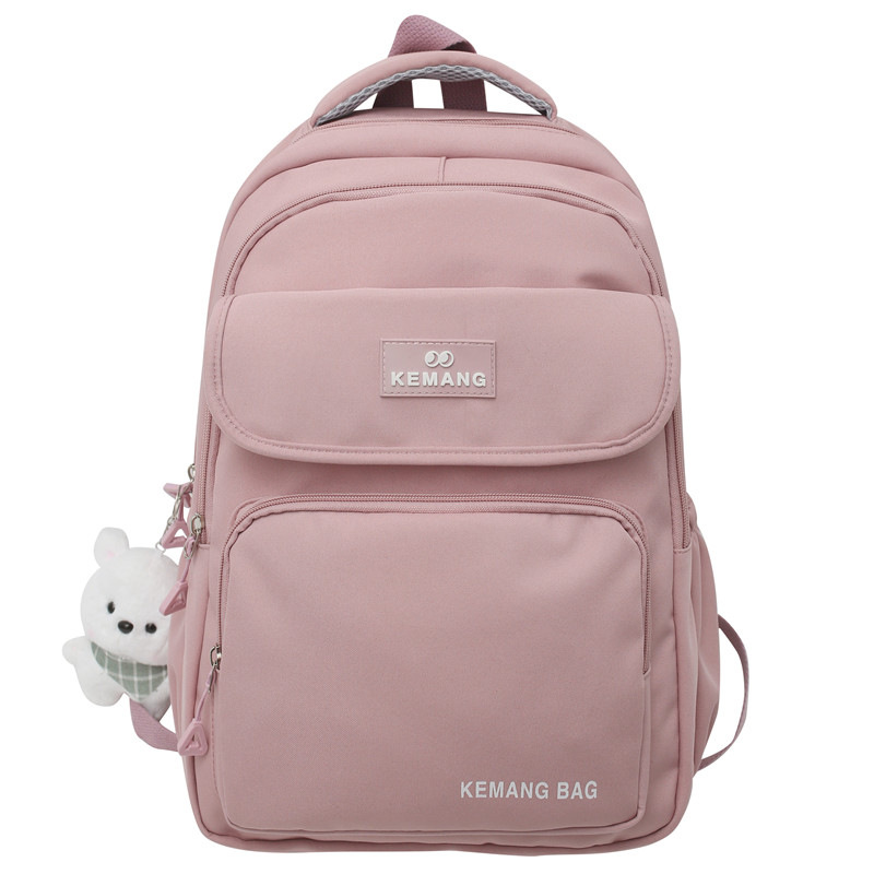 Large Capacity Middle School Students Student Schoolbag Female Ins Style Japanese Backpack Trendy Simple All-Match Travel Backpack