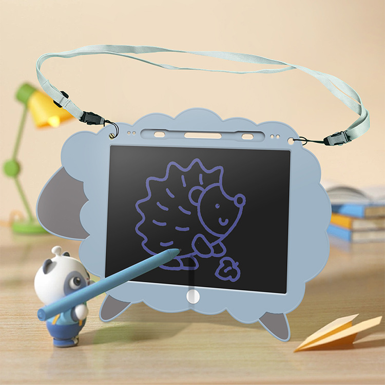 New 8.5-Inch Little Sheep LCD Children's Writing Board Intelligent Writing Painting Doodle Board Cartoon LCD Handwriting