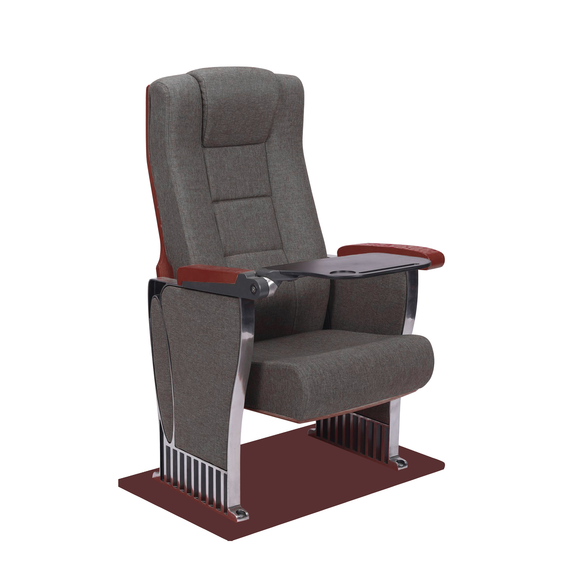 铝合金豪华礼堂椅排椅固定式软包政府会议室观摩座椅歌剧院联排椅