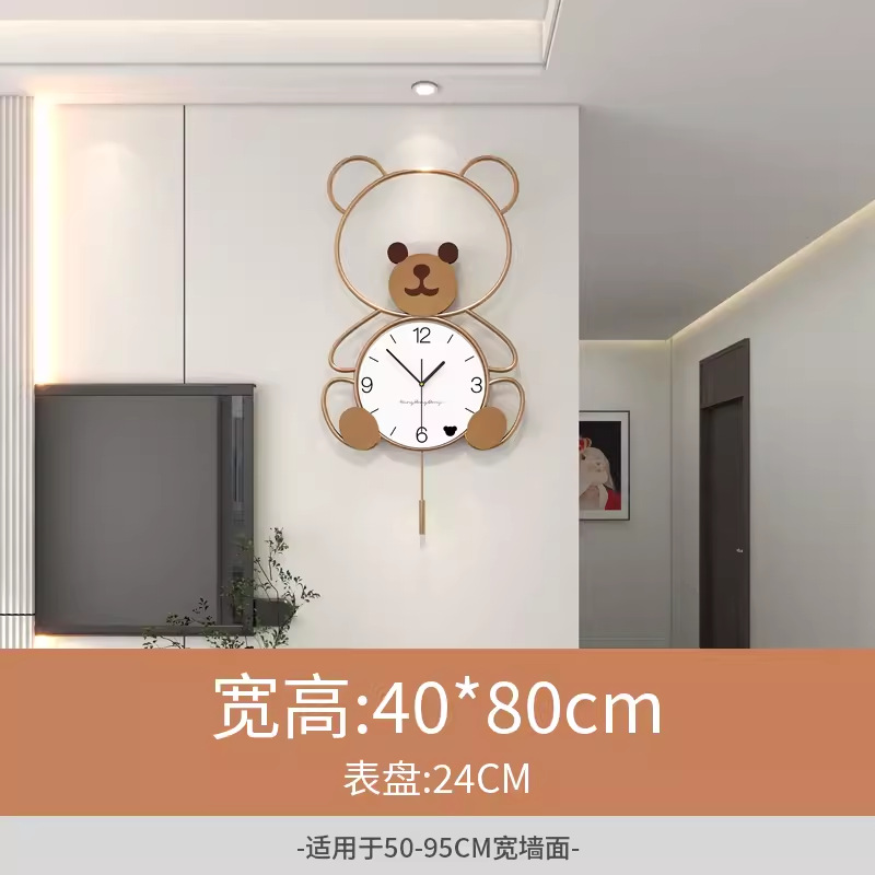 Modern Minimalist and Magnificent Clock Wall Clock Living Room Hanging Wall Creative Home Internet Celebrity 2023 New Clock Restaurant Decoration