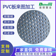 厂家供应深灰色pvc硬板 塑料板材 pvc水箱切割打孔折弯pvc板