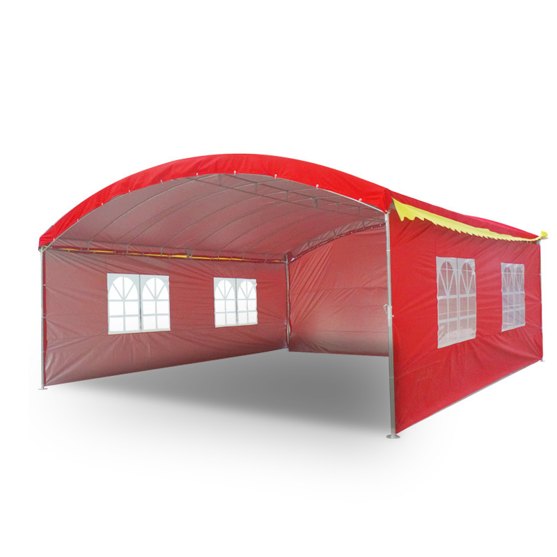 流动红白喜事帐篷农村酒席帐篷婚庆宴席棚户外车棚防疫通道酒喜棚