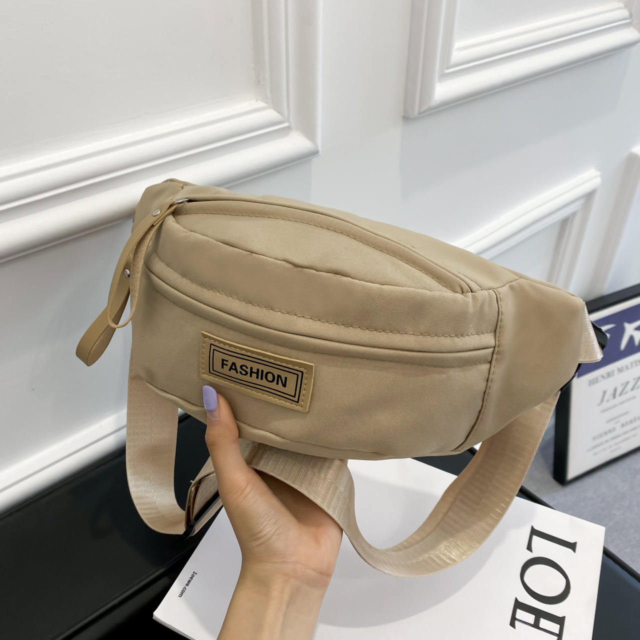 Internet Celebrity Fashionable All-Match Western Style Multi-Functional Large Capacity Women's Bag New Student Daily Outdoor Women's Chest Bag Waist Bag