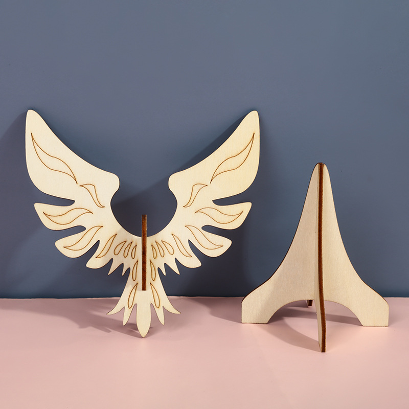 平衡鸟3d立体木质拼图diy科技小制作重力鹰儿童益智实验科教玩具