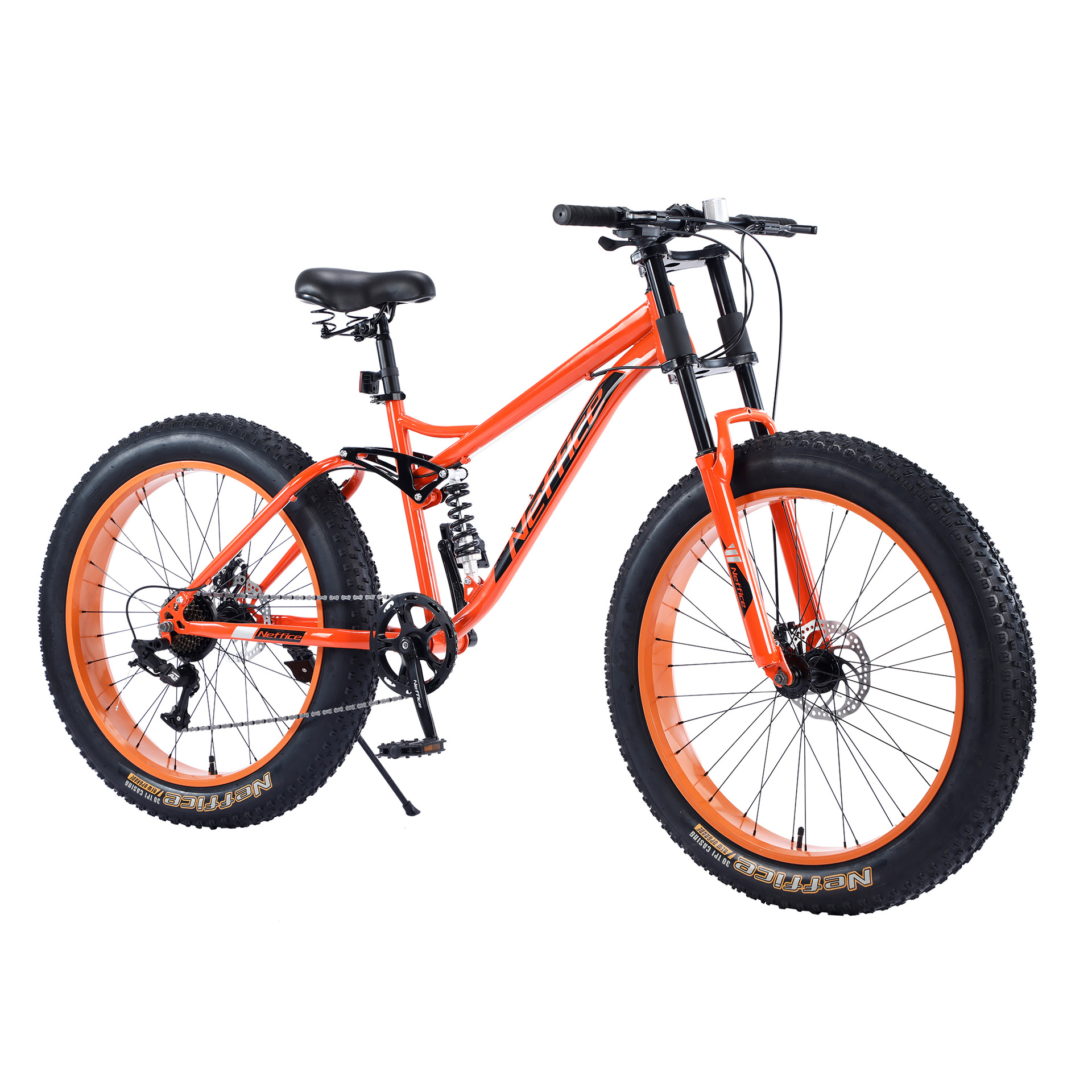 跨境批发软尾山地车26寸越野雪地沙滩胖胎自行车变速山地车男bike