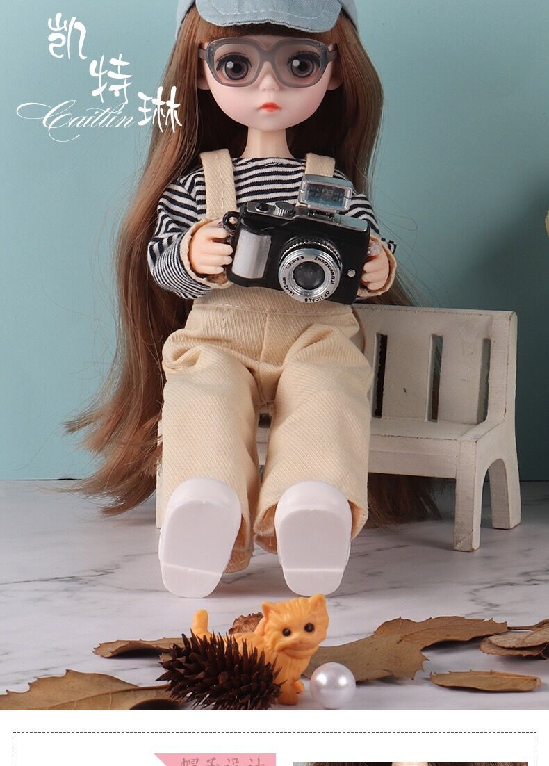 歌莉儿30cm洋娃娃换装bjd公主人偶摆件礼盒儿童女孩玩具生日礼物