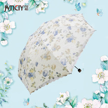 太阳伞遮阳防紫外线女两用折叠双层晴雨伞便携小巧蕾丝黑胶伞