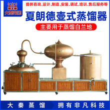 大秦帝国酿酒设备600L夏朗德蒸馏器紫铜不锈钢蒸馏器白兰地酿酒