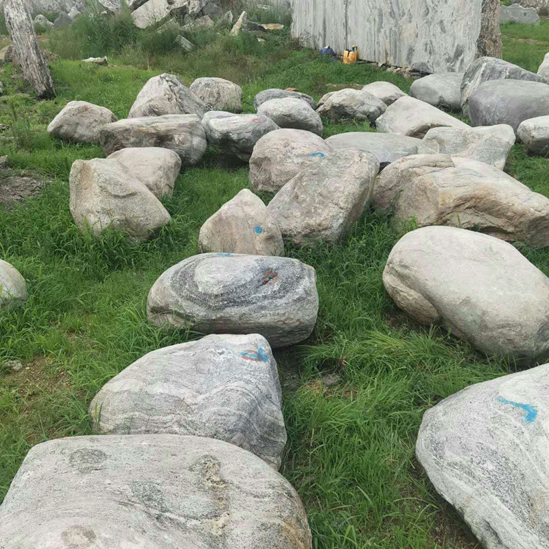 广东小型景观石石材石料假山鱼池花园庭院假山石造景雪浪石泰山石