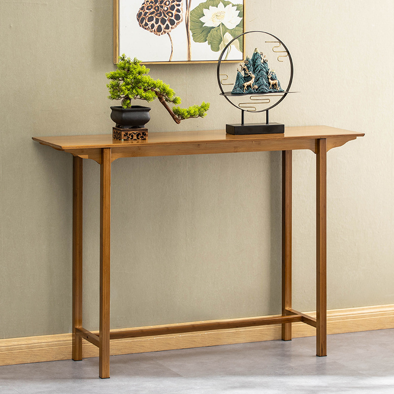 玄关桌子靠墙入户玄关台实木条案玄关柜新中式玄关桌现代简约供桌