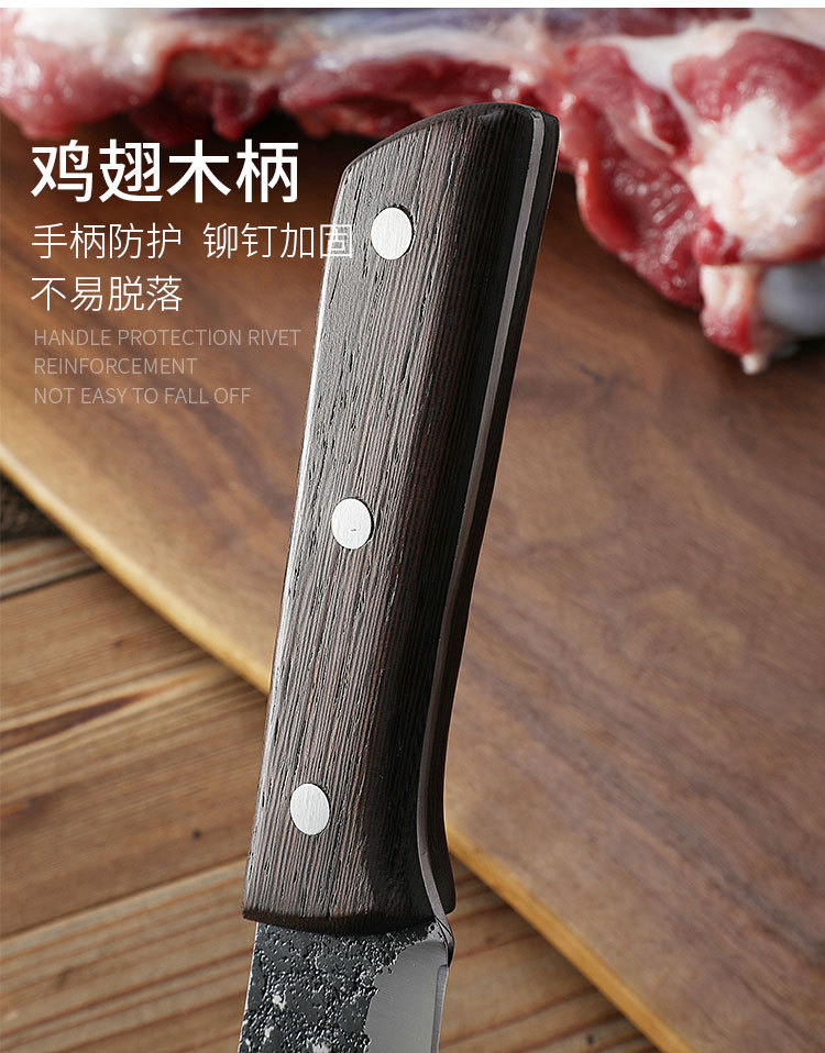 不锈钢剔骨刀屠宰刀牛肉钢刀牛刀杀牛专用刀割肉刀具杀猪剥皮尖刀