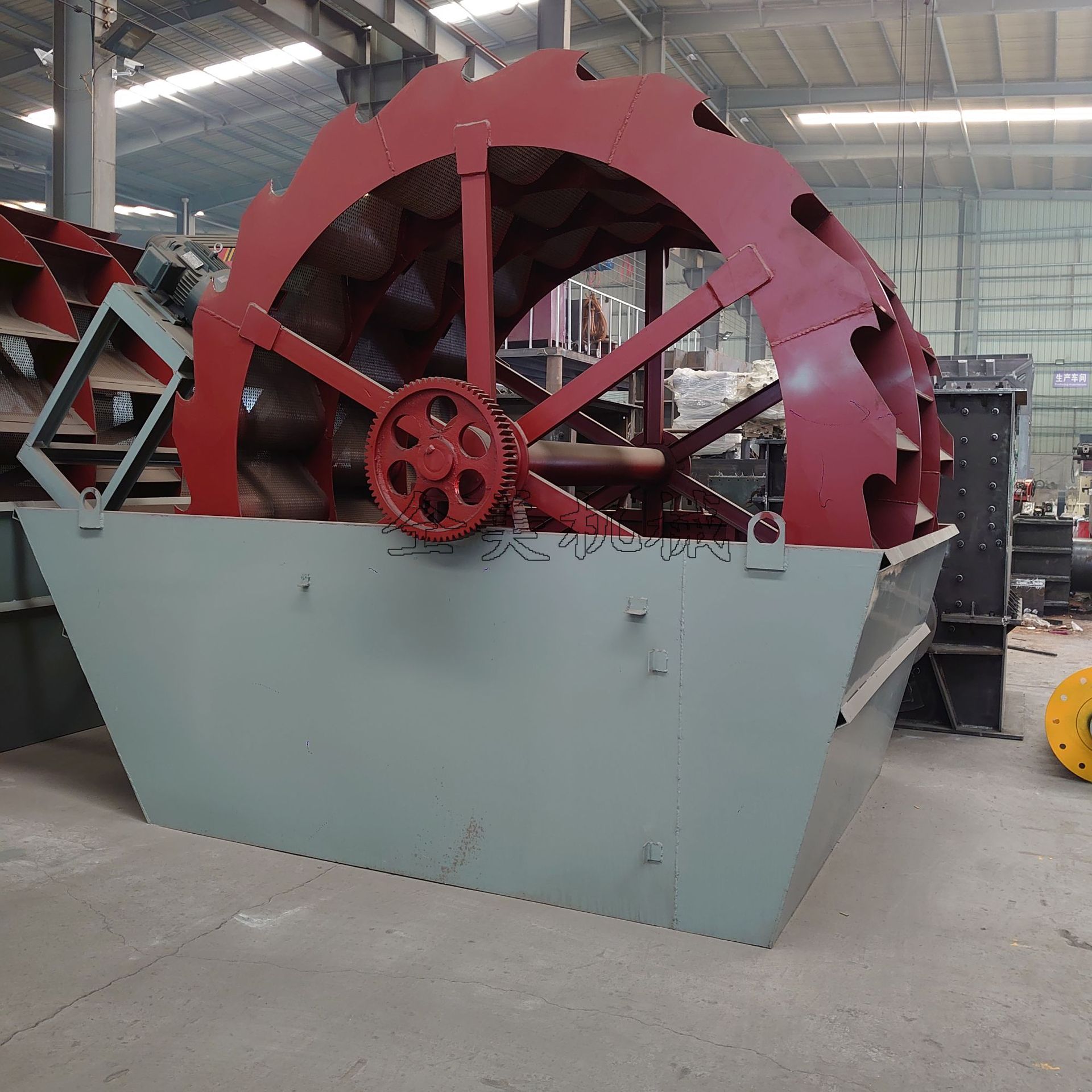 叶轮式泥沙洗砂机 脱水筛水轮洗砂机 砂石料线轮斗式洗砂机-阿里巴巴