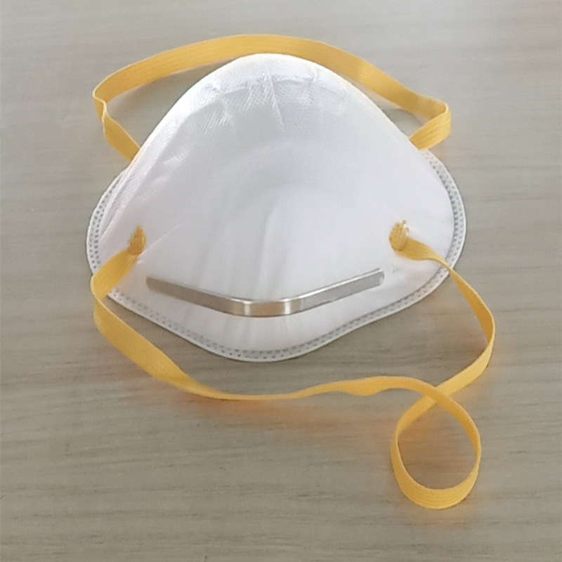 南通森友批发劳保头戴式有阀无阀白色模压杯型防尘口罩
