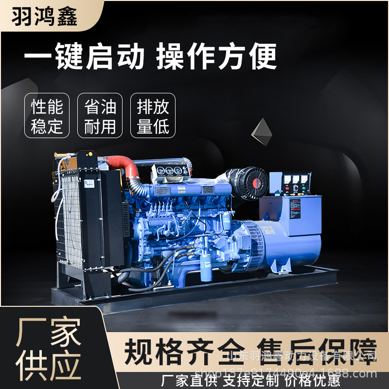 潍坊柴油发电机组30/40/50KW/100/150/200/300千瓦养殖备用带焊机