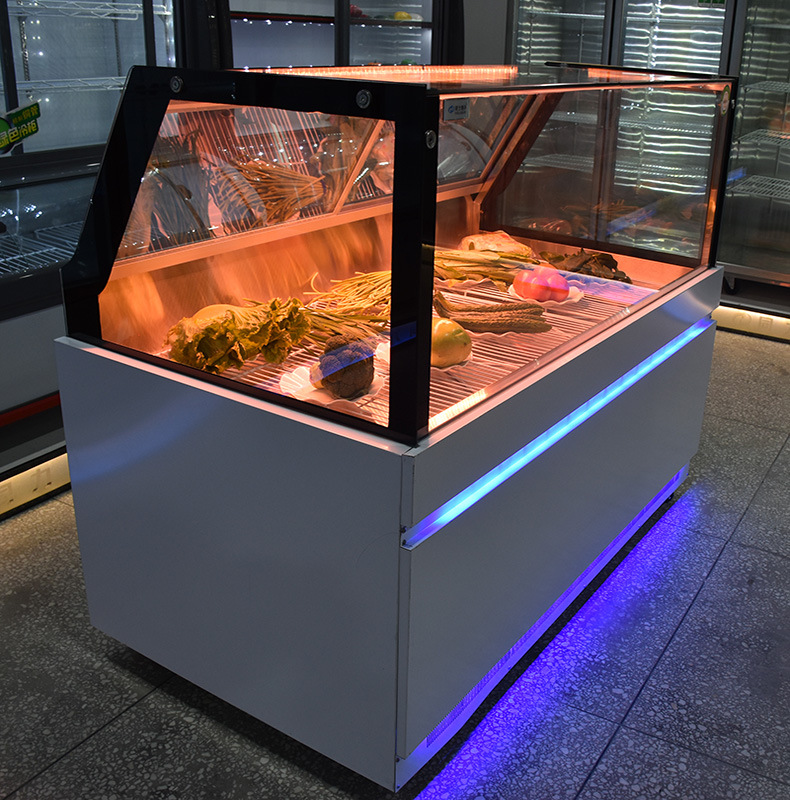 鸭脖保鲜冷藏冷冻展示柜生鲜肉点菜柜熟食卤菜冰柜商用大容量冰箱