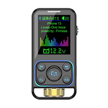 跨境BC83炫彩大屏QC3.0快充车载蓝牙MP3播放器高清无损音质EQ音效