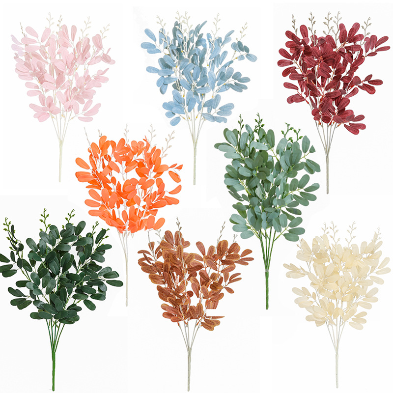 Single Artificial Flower Indoor Decorative Flower Arrangement Simulation Green Plant Wedding Handle Beam Artificial Flowers