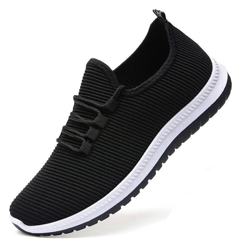 Spring Summer Sneakers Men's Korean-Style Old Beijing Cloth Shoes Men's Single Shoes Fashion Soft Bottom Casual Running Shoes Dad Shoes