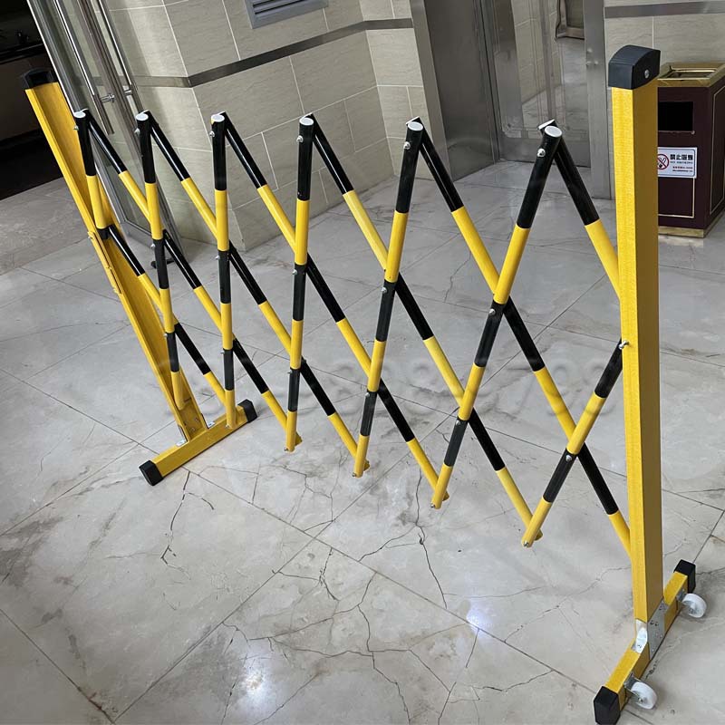 绝缘移动玻璃钢围栏 伸缩可折叠护栏 不锈钢防护电力隔离施工围挡