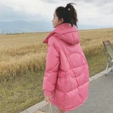 白鸭绒加厚羽绒服2023年冬季新款洋气韩版保暖中长款时尚女潮冬装