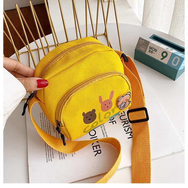 儿童配饰包小女孩时尚可爱卡通斜挎包男女宝宝帆布单肩零钱小包包