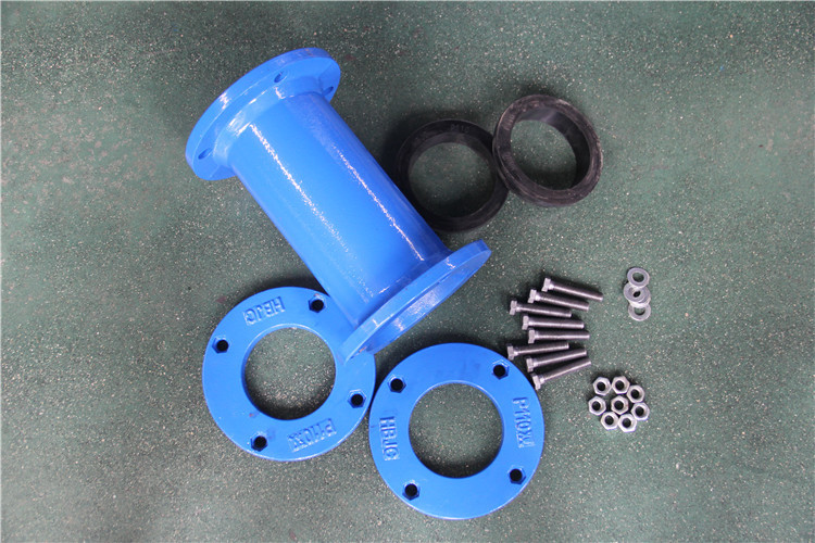 双压兰接管器 变径铸管柔性双向接头双压兰接管器
