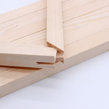 跨境货源 DIY榫卯拼接画框木条木线条内框条开榫实木帆布画边框