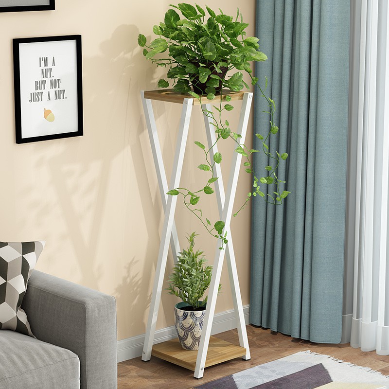 走廊鲜花店立式花架子阳台靠墙酒店铁艺吊兰小鱼缸架简易大厅兰花