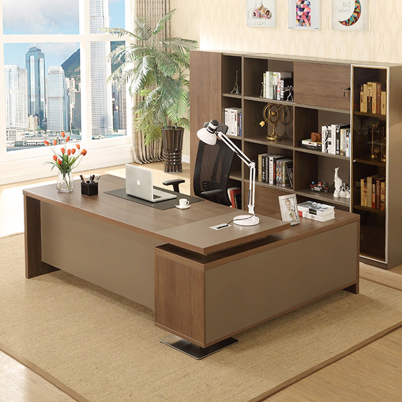 佛山公司办公室伟豪老板办公桌简约现代单人1.8主管班台2米经理桌