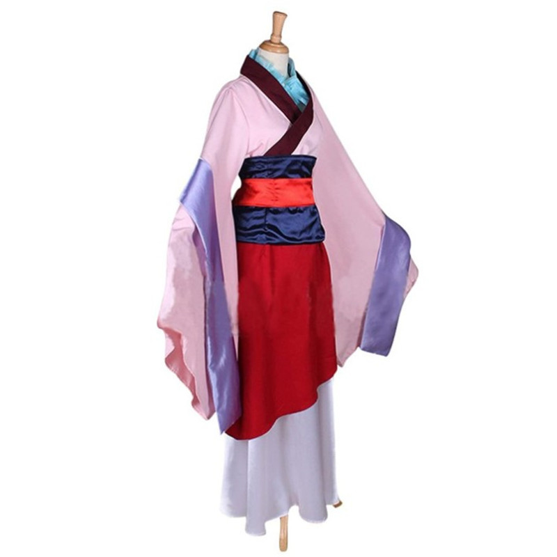 万圣节爆款女装花木兰服饰儿童舞蹈演出服cosplay服装连衣裙女秋