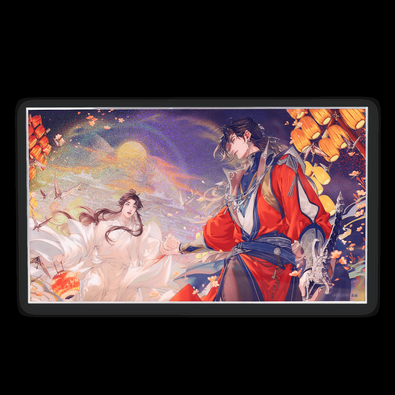 天官赐福 漫画 瞻云望月系列 双闪色纸 谢怜花城 动漫二次元周边