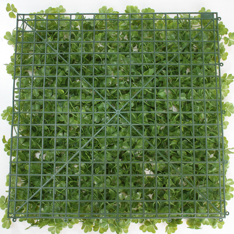 Simulation lawn plastic fake lawn four-leaf green plant wall decoration artificial green plant