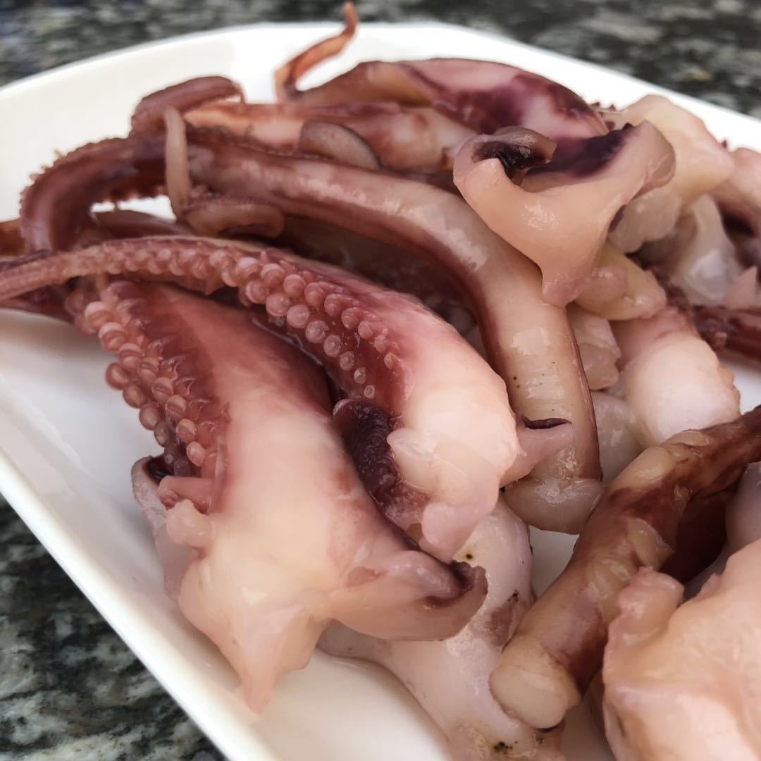 新鲜脆口章鱼须章鱼足大鱿鱼须八爪鱼连云港海鲜水产烧烤火锅食材