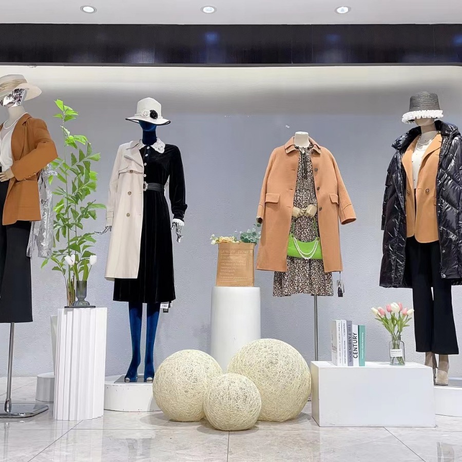 斐格利亚新款秋冬品牌撤柜女装正品尾货折扣批发走份直播一手货源