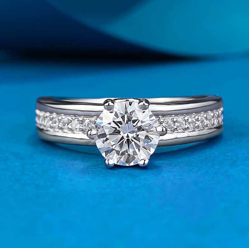 鹿鹿通珠宝 s925银新款仿真钻6.