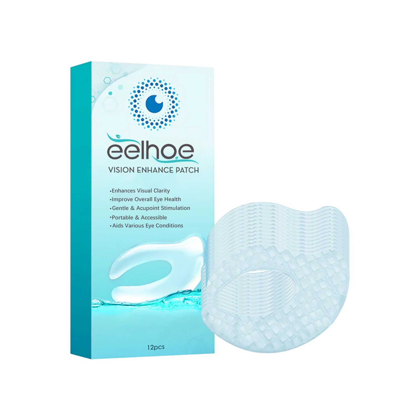 Eelhoe Eye Nursing Adhesive Bandage Relax Relieve Eye Fatigue Dry Night Vision Eye Circumference Nursing Adhesive Bandage