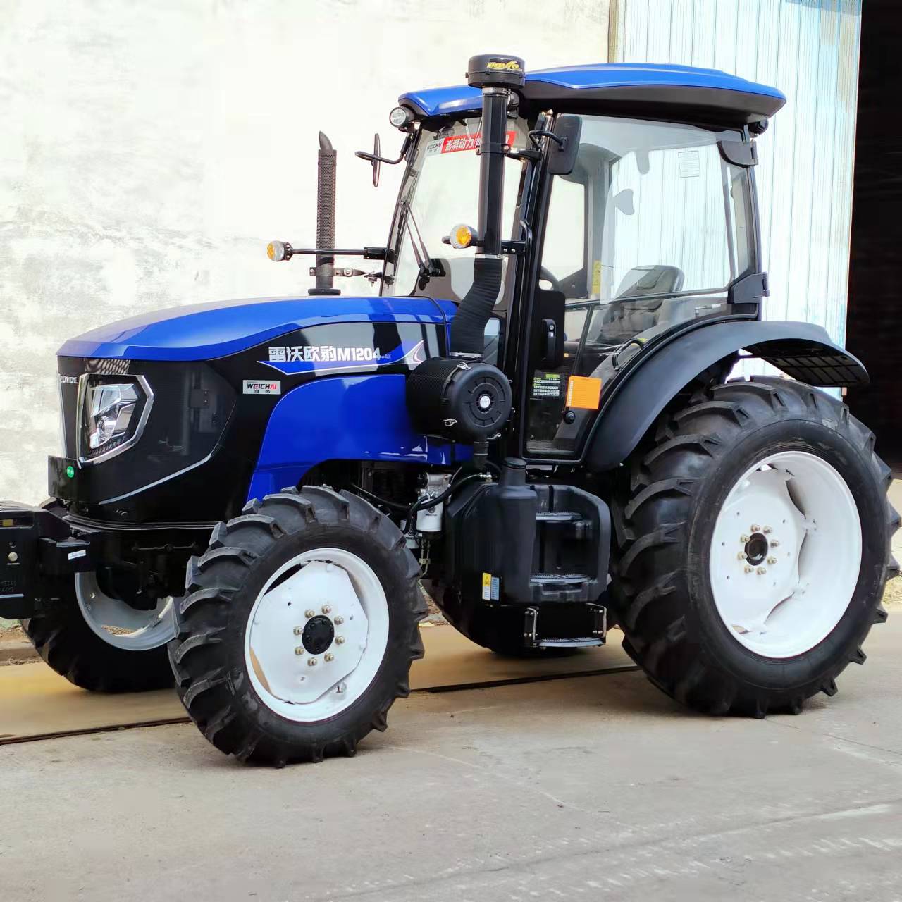 福田雷沃中拖504 704四轮拖拉机参数 高配强压多路阀带气泵旋耕机