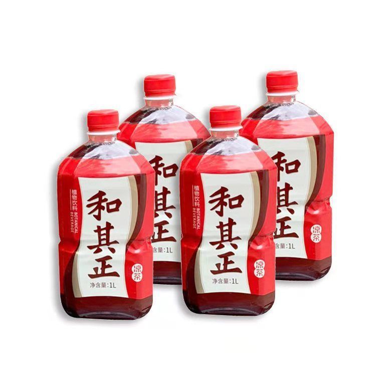 和其正草本植物凉茶1l*12瓶整箱暑草本植物凉茶新鲜日期