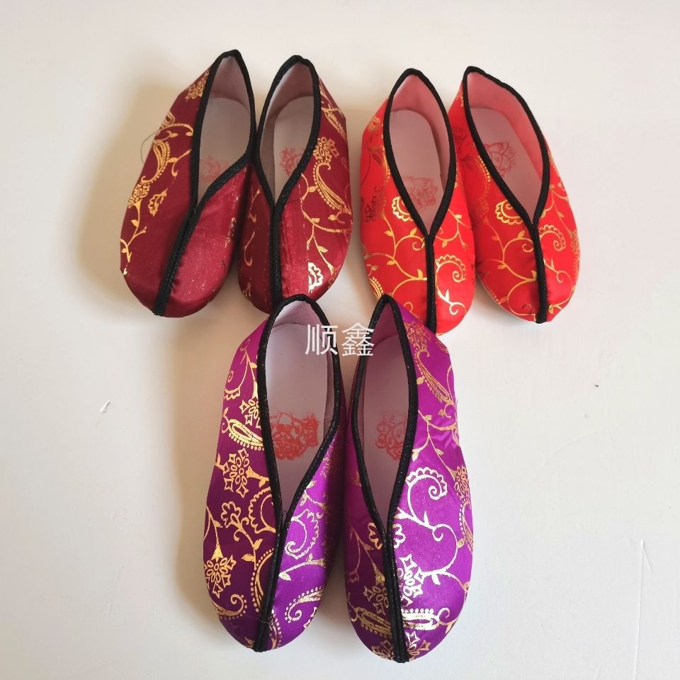 祭祀用品加棉冥府绸缎男女布鞋十月一寒衣节纸钱衣服烧纸上坟用品