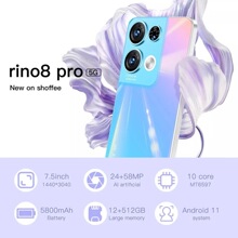 新款Rino8 Pro跨境智能手机7.5寸大屏2+16安卓8.1外贸手机reno8