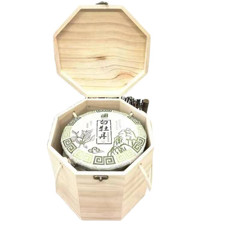 Pu'er Tea Fuding White Tea Packaging Box Chitsu Pingcha Packing Box Production All Kinds of Storage Wooden Barrel Wooden Box