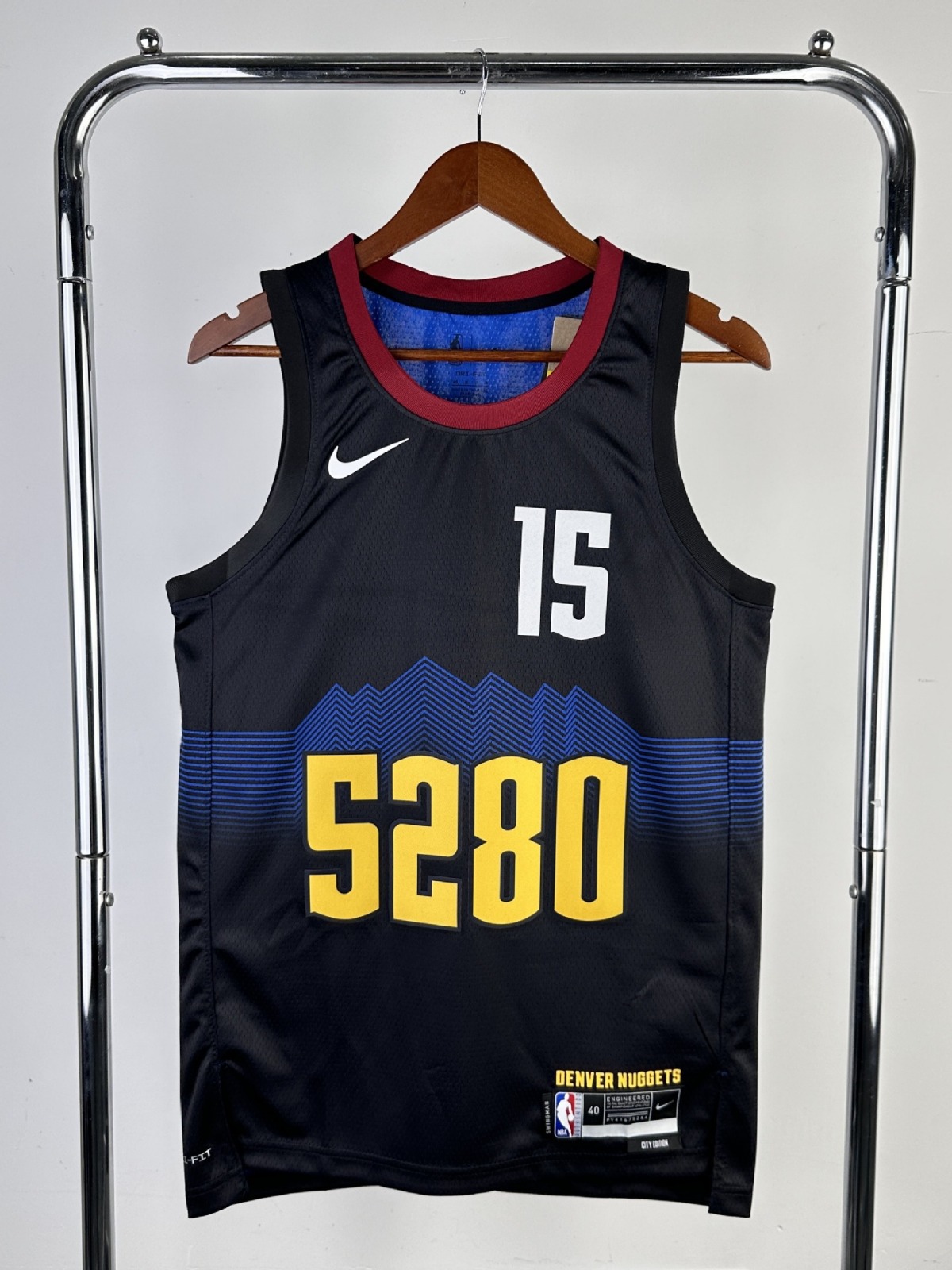 24赛季掘金队城市版1号小波特15号15号约基奇50号戈登nba球衣