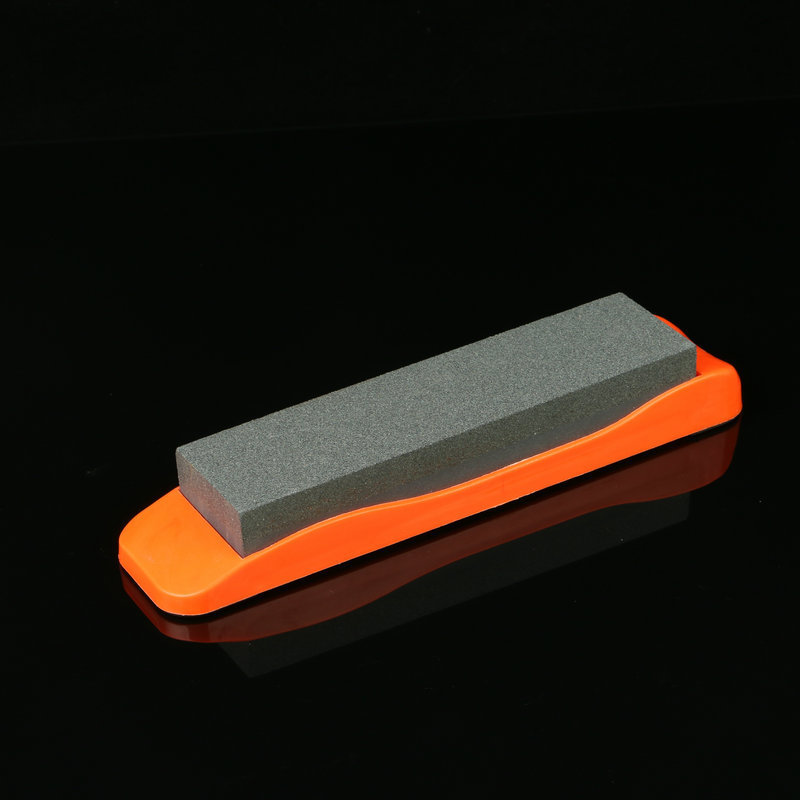 黑碳化硅野人头双面油石 批发精细双面磨石条 家用双面磨刀石