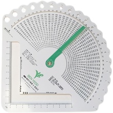 20N国产编织密度尺 计数器 可测量棒针粗细 环针工具 尺规针织计