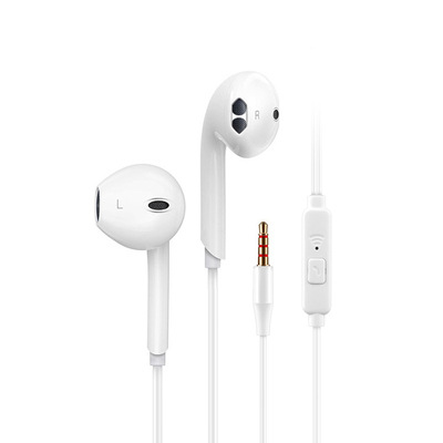 earphone 3.5mm for Apple Huawei Android Direct Plug Wired Headset Type-c in-Ear Crystal Box Headset Wholesale