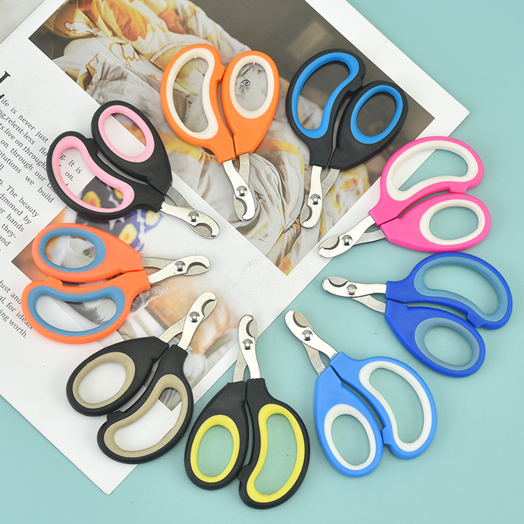 pet cat nail scissors nail clippers cat nail clippers cross-border pet dog supplies wholesale beauty care scissors