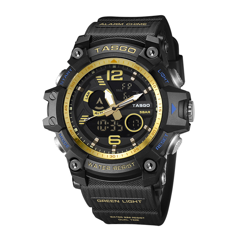 tasgo特斯高品牌t121夜光防水青少年原宿电子手表厂家直销